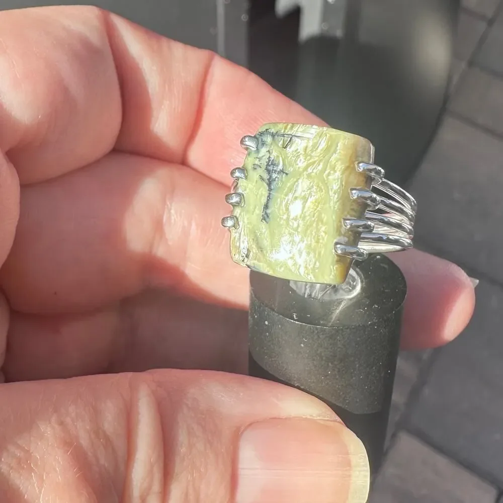 Tanzania Imperial Opal Sterling Silver Ring
